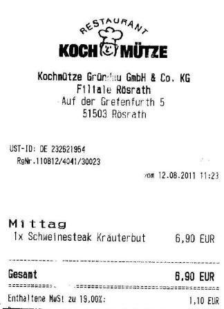 tkbr Hffner Kochmtze Restaurant